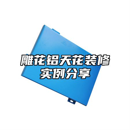雕花铝天花装修实例分享