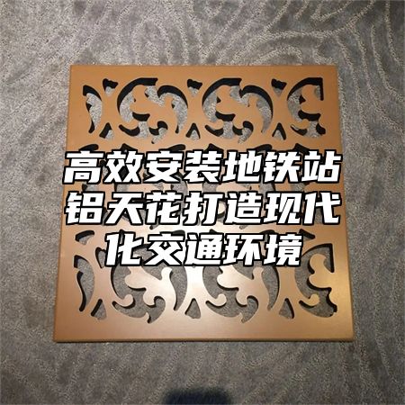 高效安装地铁站铝天花打造现代化交通环境