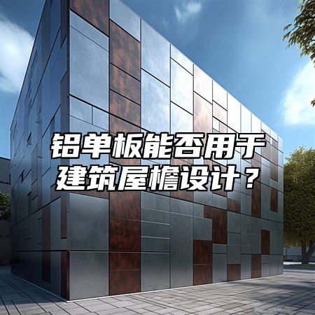 铝单板能否用于建筑屋檐设计？