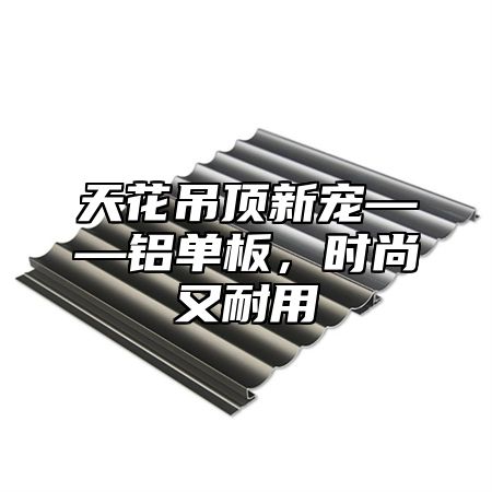 天花吊顶新宠——铝单板，时尚又耐用