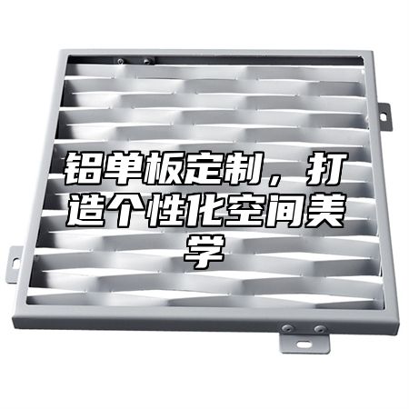 铝单板定制，打造个性化空间美学