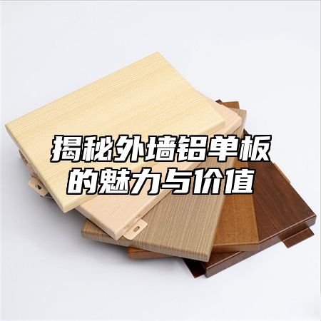 揭秘外墙铝单板的魅力与价值