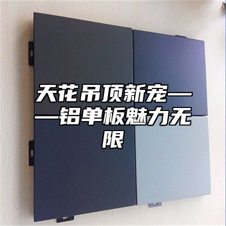 天花吊顶新宠——铝单板魅力无限