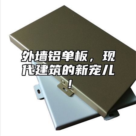 外墙铝单板，现代建筑的新宠儿！