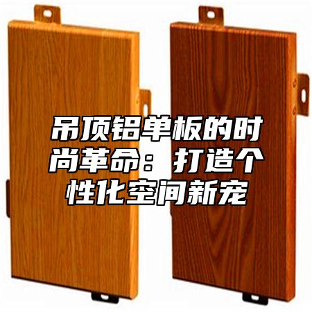 吊顶铝单板的时尚革命：打造个性化空间新宠