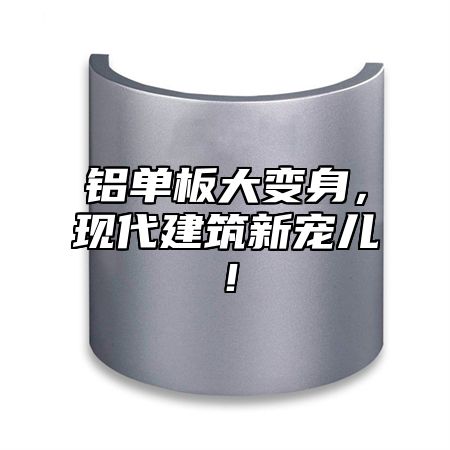 铝单板大变身，现代建筑新宠儿！