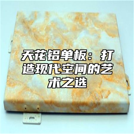天花铝单板：打造现代空间的艺术之选