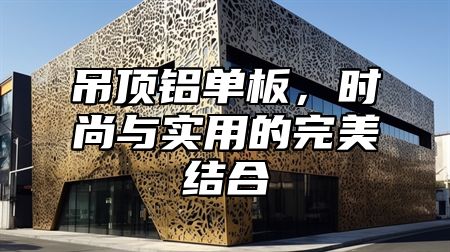 吊顶铝单板，时尚与实用的完美结合