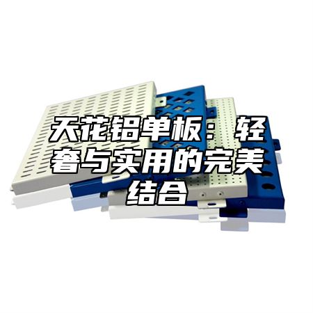 天花铝单板：轻奢与实用的完美结合