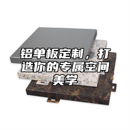 铝单板定制，打造你的专属空间美学