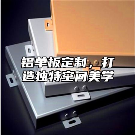 铝单板定制，打造独特空间美学