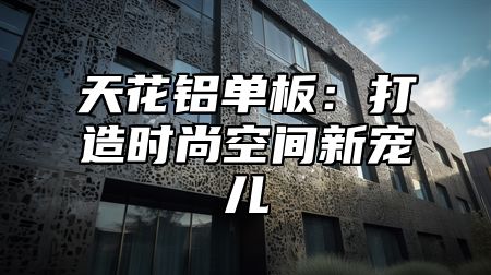 天花铝单板：打造时尚空间新宠儿