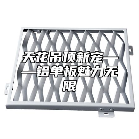 天花吊顶新宠——铝单板魅力无限