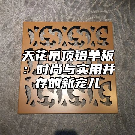 天花吊顶铝单板：时尚与实用并存的新宠儿