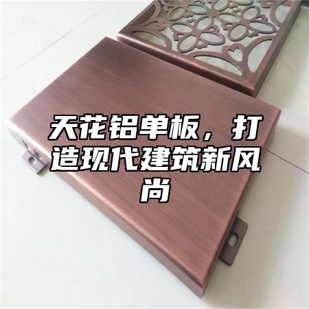 天花铝单板，打造现代建筑新风尚
