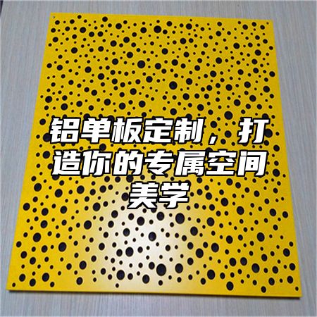 铝单板定制，打造你的专属空间美学