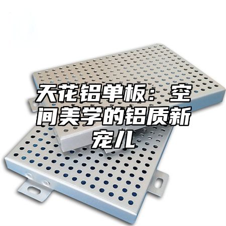 天花铝单板：空间美学的铝质新宠儿