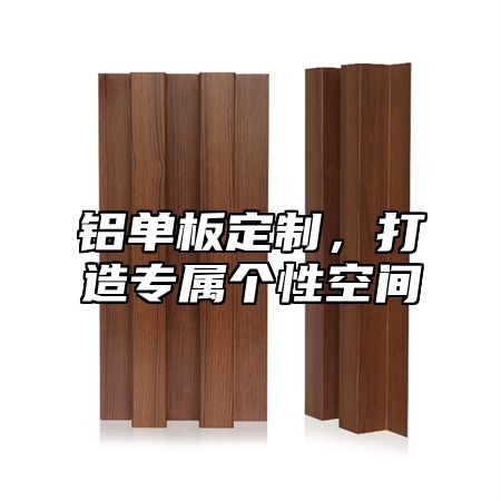 铝单板定制，打造专属个性空间