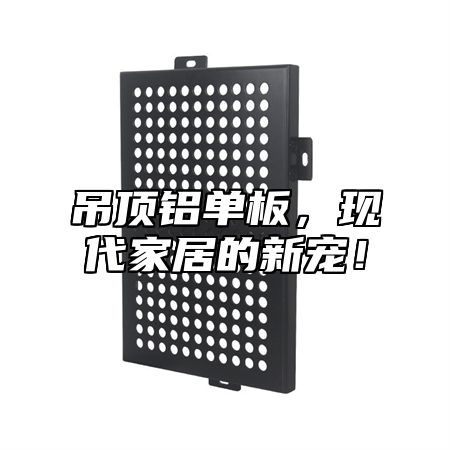 吊顶铝单板，现代家居的新宠！