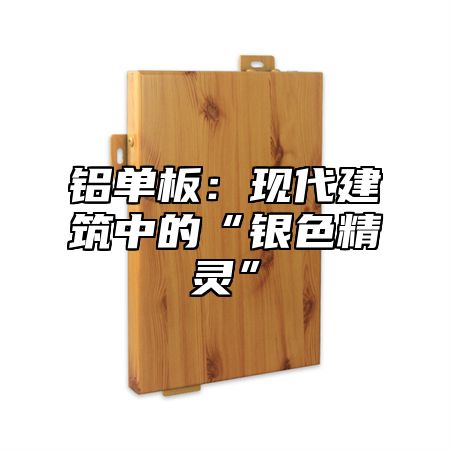 铝单板：现代建筑中的“银色精灵”